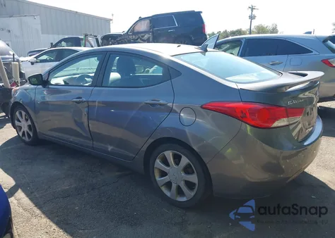 2013 Hyundai Elantra Limited from USA, damaged, VIN 5NPDH4AE1DH336552